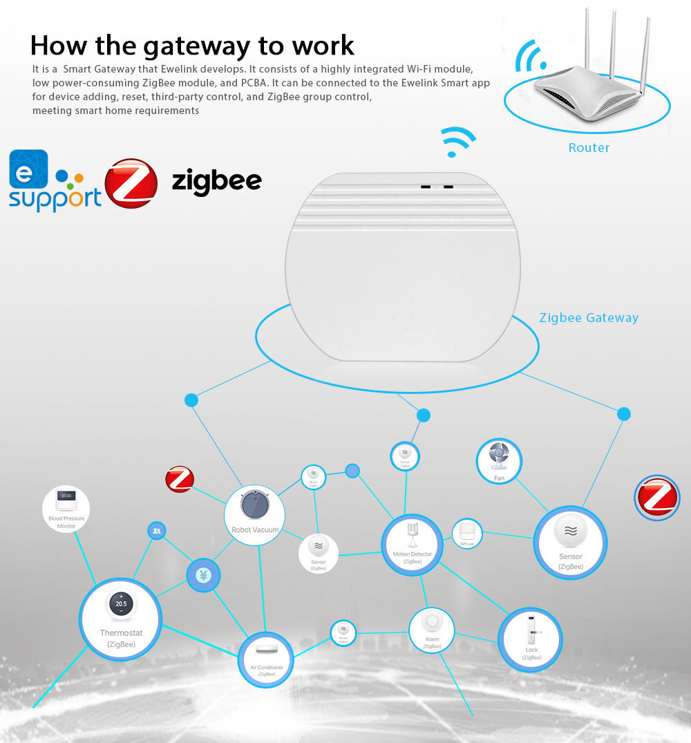 Smart Home Wireless Gateway Compatible With SONOFF - Tech Nestle