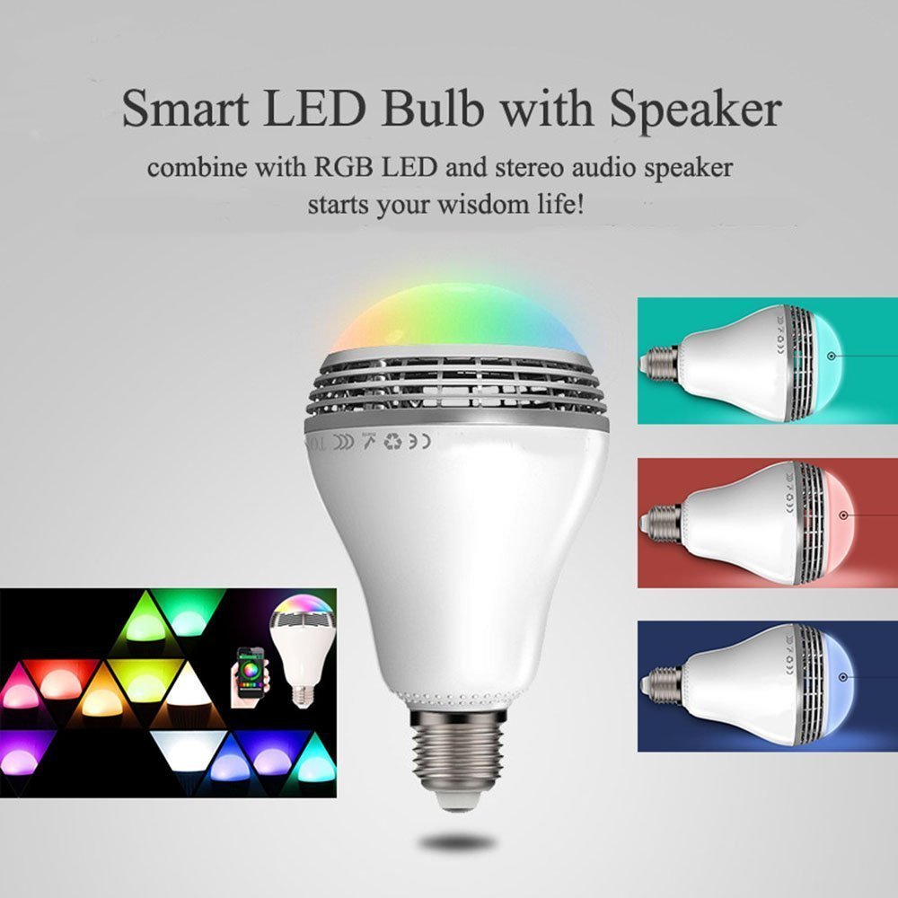 Creative Home LED Smart Bluetooth Bulb Light With Music Speaker - Tech Nestle