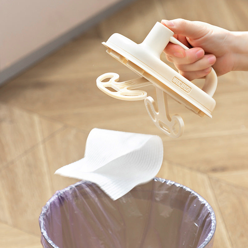 Magic Cleaning Brush with 50 Disposable Rags – Multi-Purpose Dusting Tool