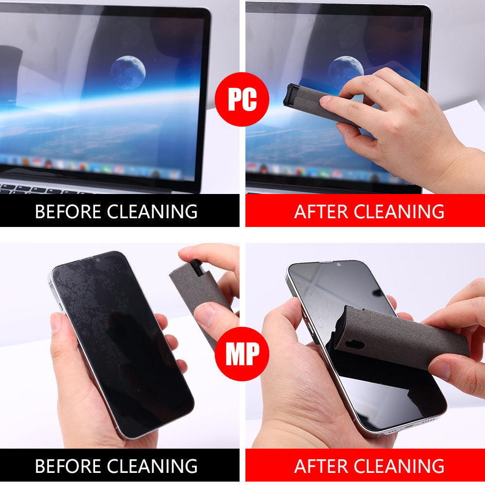 All-in-One Screen Cleaner – Spray, Wipe, Go - Tech Nestle