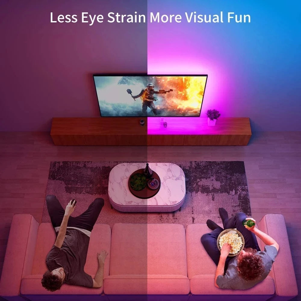 Fantastic USB RGB LED Strip Light โ Bluetooth + Remote Control - Tech Nestle