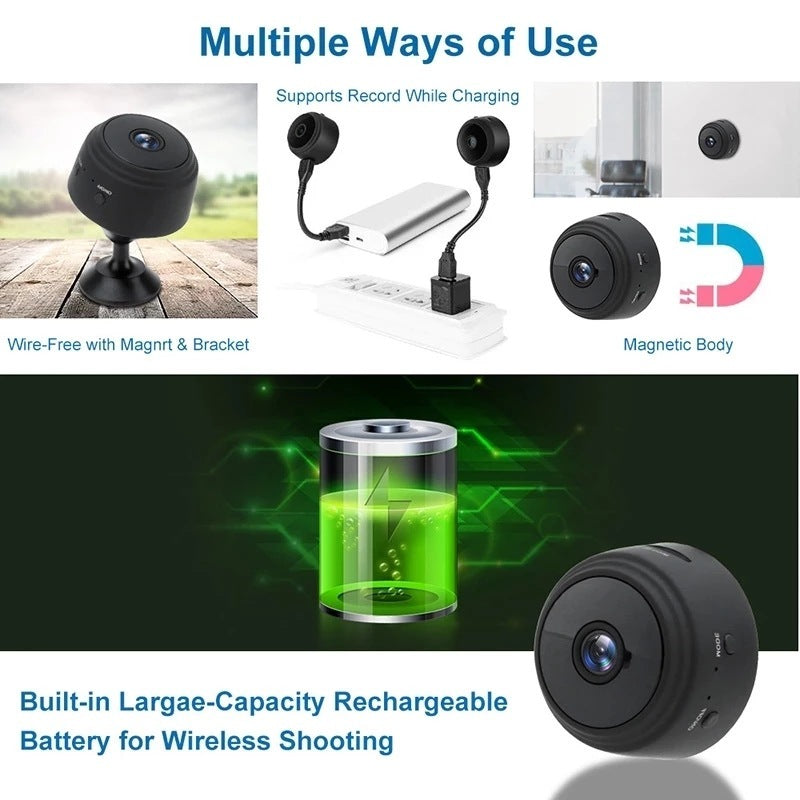 A9 Magnetic Suction Security Camera ā Smart, Compact, and Powerful - Tech Nestle