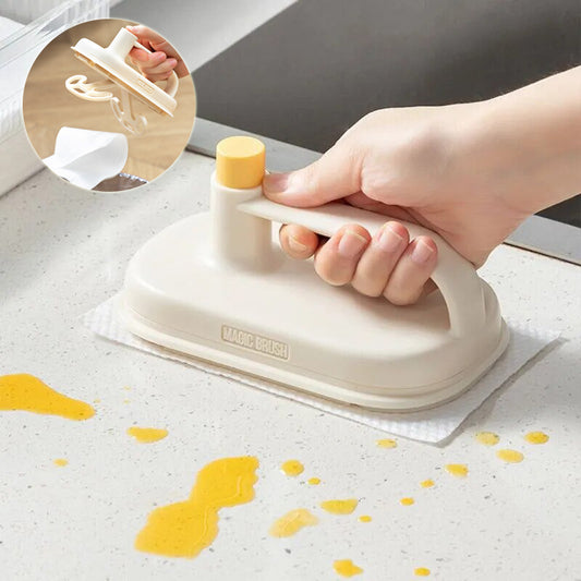 Magic Cleaning Brush with 50 Disposable Rags – Multi-Purpose Dusting Tool