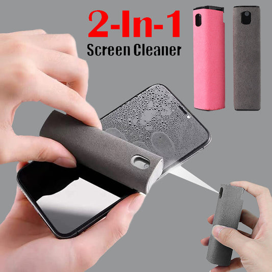 All-in-One Screen Cleaner – Spray, Wipe, Go - Tech Nestle